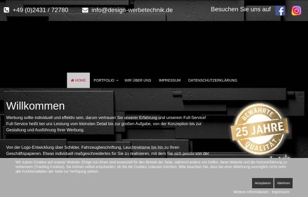 Vorschau von www.design-werbetechnik.de, Design Werbetechnik