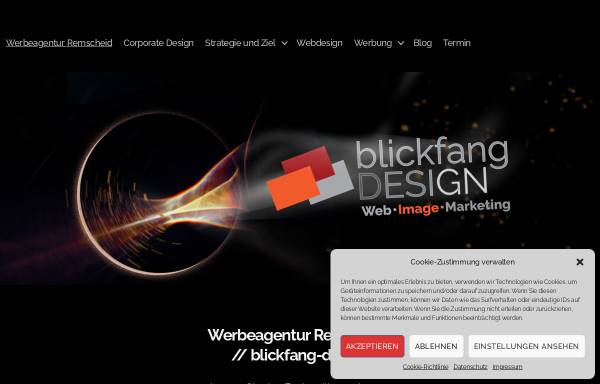 Vorschau von blickfang-design.net, Werbeagentur blickfang-design