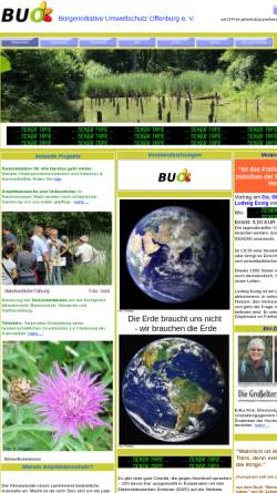 Vorschau der mobilen Webseite www.die-buo.de, Bürgerinitiative Umweltschutz Offenburg e.V.