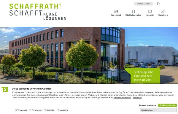 Vorschau von www.schaffrath.de, L. N. Schaffrath DruckMedien GmbH & Co. KG