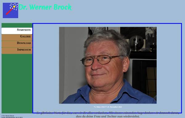 Vorschau von www.drbrock.de, Dr.-Ing. Werner Brock - Technische Beratung