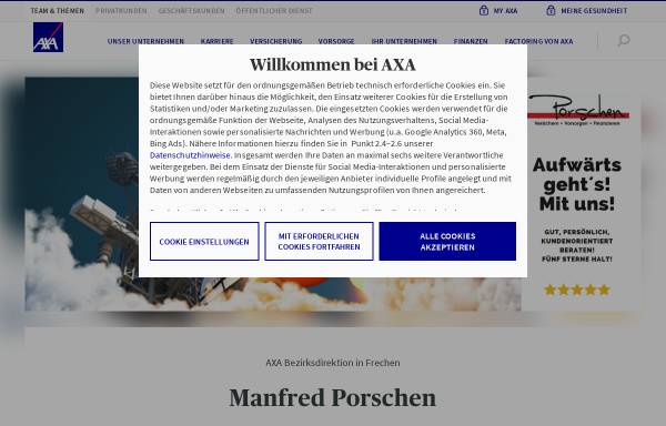 Vorschau von www.bueroporschen.de, Büro Porschen, Inhaber Manfred Porschen