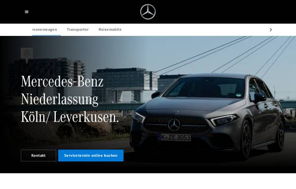 Vorschau von www.mercedes-benz-koeln.de, Daimler AG - Transporter-Gebrauchtwagen-Center Frechen