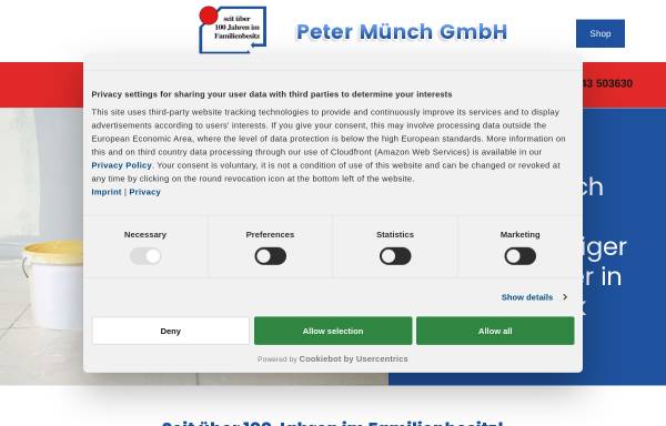 Vorschau von www.petermuenchgmbh.de, Peter Münch GmbH