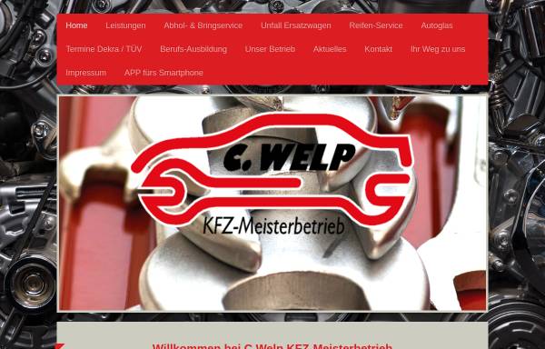 Vorschau von www.kfz-welp.de, KFZ Welp, Inhaber Carsten Welp