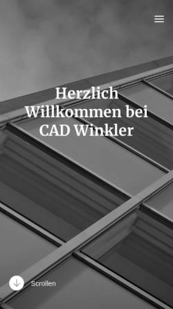 Vorschau der mobilen Webseite www.cad-winkler.de, Katja Winkler, CAD-Zeichnungen aller Art