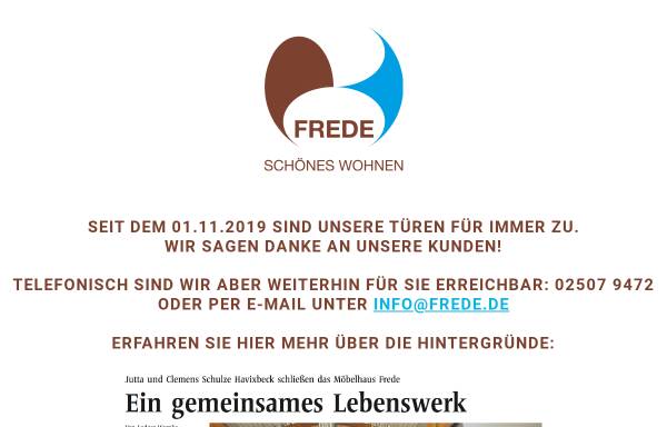 Vorschau von www.frede.de, Möbelhaus Frede GmbH