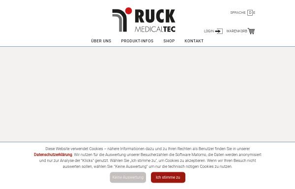 Vorschau von www.ruck-produkte.de, Fa. Ruck Feinmechanische Medizinprodukte