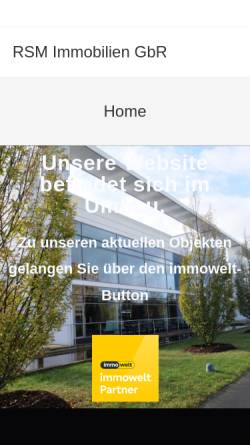 Vorschau der mobilen Webseite www.pia-roesler-immobilien.de, Pia Rösler Immobilien