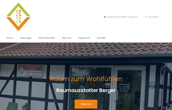 Vorschau von www.raumausstatter-berger.de, Raumausstatter Berger