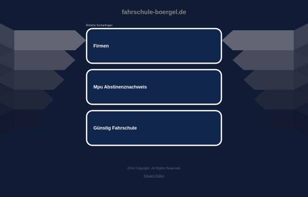 Vorschau von www.fahrschule-boergel.de, Fahrschul-Team Weers + Börgel