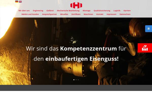 Vorschau von www.ihi.de, IHI Isselburg Guß und Bearbeitungs GmbH