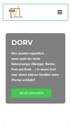 Vorschau der mobilen Webseite www.dorv.de, DORV UG