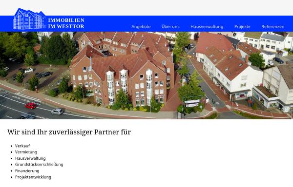 Vorschau von www.immobilien-im-westtor.de, Immobilien im Westtor Mölling & Kampeter