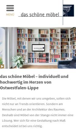 Vorschau der mobilen Webseite www.das-schoene-moebel.de, Das schöne Möbel