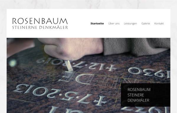 Vorschau von www.rosenbaum-steinerne-denkmaeler.de, Thomas Rosenbaum
