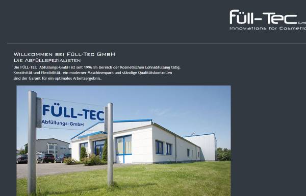Vorschau von www.fuell-tec.de, Füll -Tec Abfüllungs GmbH