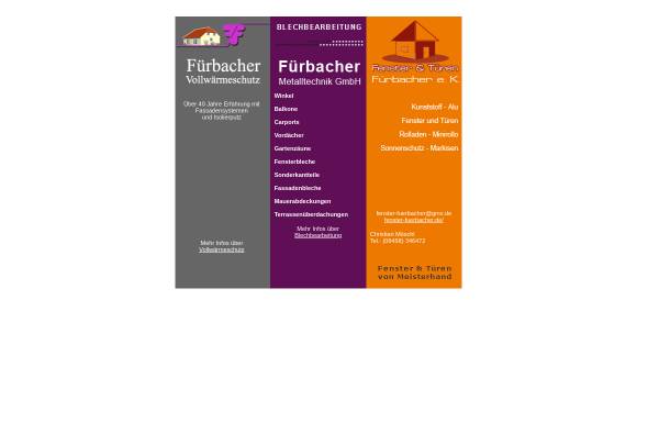 Vorschau von www.fuerbacher.com, Karl Fürbacher, Vollwärmeschutz