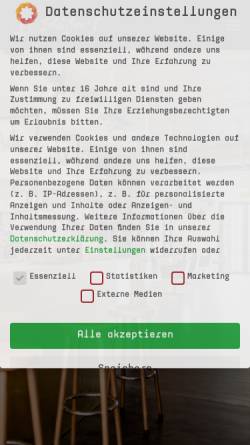 Vorschau der mobilen Webseite bubert.de, Bubert