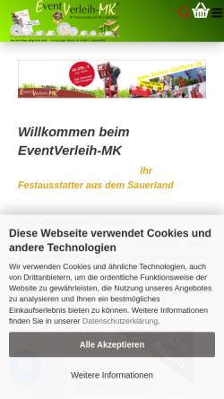 Vorschau der mobilen Webseite www.geschirrmobil-verleih.de, Geschirrmobil-Verleih