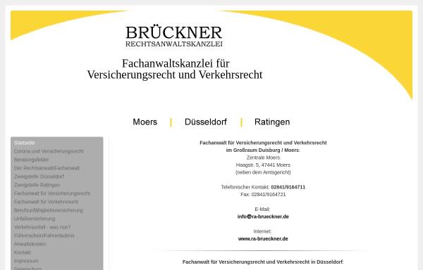 Vorschau von www.ra-brueckner.de, Rechtsanwaltskanzlei Brückner