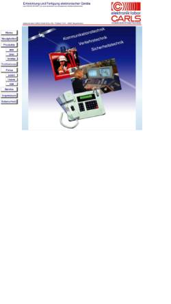 Vorschau der mobilen Webseite www.el-carls.de, Elektronik-Labor Carls