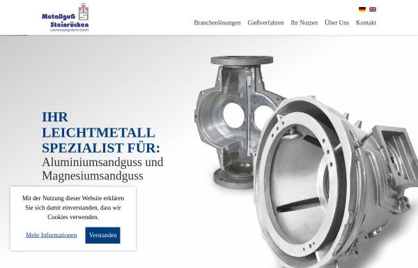 Vorschau von www.metallguss-steinruecken.de, Metallguß Steinrücken GmbH & Co. KG