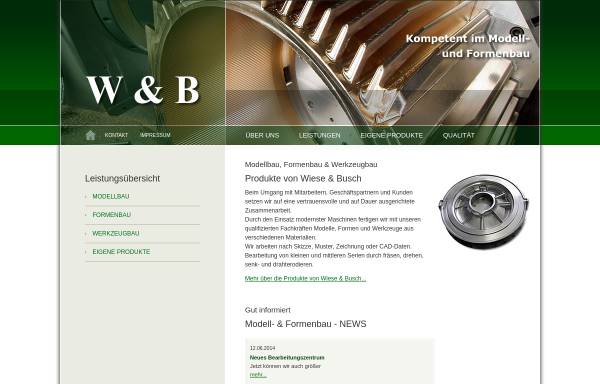Vorschau von www.wiese-busch.de, Wiese und Busch GmbH-Modellbau