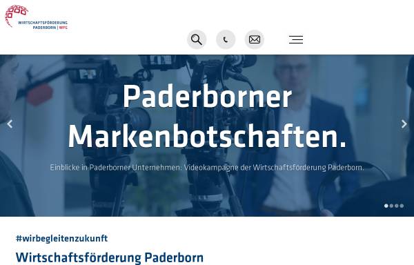 Vorschau von www.wirtschaftsfoerderung-paderborn.de, Wirtschaftsförderungsgesellschaft Paderborn GmbH