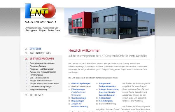 Vorschau von www.lnt-gastechnik.de, LNT Gastechnik GmbH