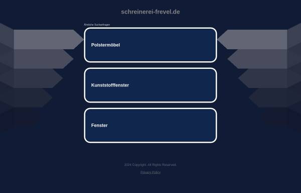 Vorschau von www.schreinerei-frevel.de, Schreinerei Frevel GmbH