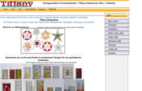 Vorschau von www.glaskunst24.de, Tiffany - Glasdesign