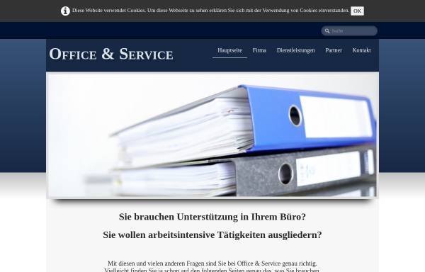 Vorschau von www.office-und-service.eu, Office & Service Andrea Wiemeler