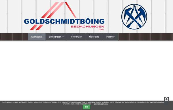 Vorschau von www.goldschmidtboeing.de, Goldschmidtböing Bedachungen GmbH