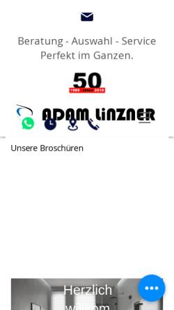 Vorschau der mobilen Webseite www.linzner.com, Adam Linzner GmbH & Co. KG