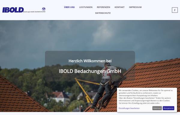 Vorschau von www.ibold-bedachungen.de, Ibold Bedachungen GmbH