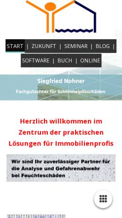 Vorschau der mobilen Webseite www.ua-niederrhein.de, Umweltambulanz Niederrhein, Siegfried M. Nohner