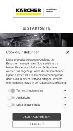 Vorschau der mobilen Webseite goots.de, Goots Reinigungstechnik