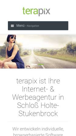 Vorschau der mobilen Webseite www.terapix.de, TeraPix.de - Markus Horowski