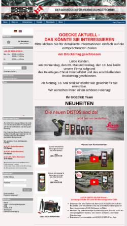Vorschau der mobilen Webseite www.goecke.de, Goecke GmbH & Co. KG