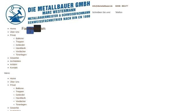 Vorschau von www.diemetallbauer.de, Die Metallbauer GmbH