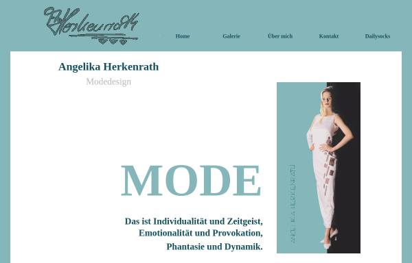 Vorschau von www.angelikaherkenrath.de, Angelika Herkenrath Modedesign Siegburg