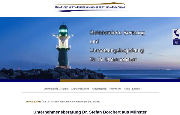 Vorschau von www.dbuc.de, Dr. Borchert Unternehmensberatung-Coaching (DBUC)