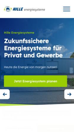 Vorschau der mobilen Webseite www.elektro-hille.de, Elektro Hille