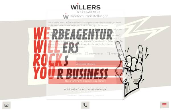 Vorschau von www.werbeagentur-willers.de, Werbeagentur Willers GmbH & Co. KG