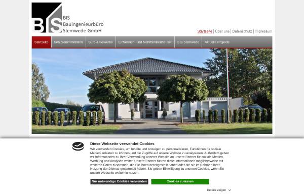 Vorschau von www.bauis.de, BIS Bauingenieurbüro Stemwede GmbH