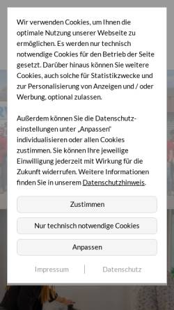 Vorschau der mobilen Webseite www.sparwel.de, Sparwel