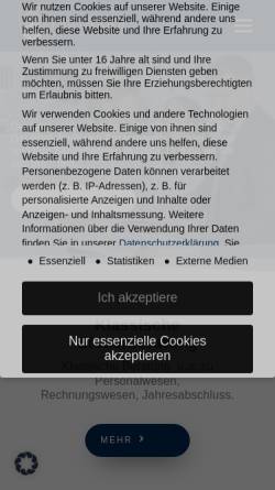 Vorschau der mobilen Webseite www.passmann-gmbh.de, Passmann Treuhandgesellschaft mbH