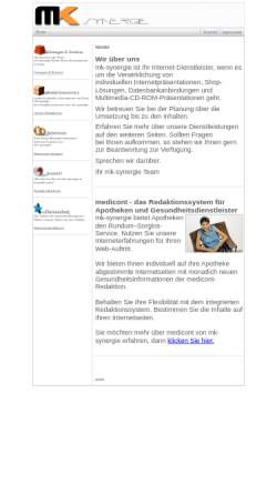 Vorschau der mobilen Webseite www.mk-synergie.de, MK-Synergie Marcus Konradt - Medien-Service-Agentur