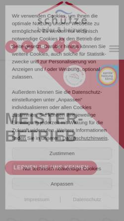 Vorschau der mobilen Webseite www.baeder-schuetze.de, Ralf Schütze - Bad- und Heizungstechnik
